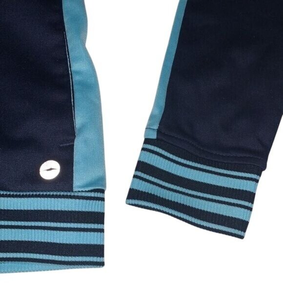 Avia Kids Navy & Light Blue Athletic Zip-Up Jacket Size M (7-8) - Picture 4 of 5